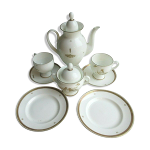 service à café ou à thé art nouveau porcelaine impériale St Pétersbourg Russie