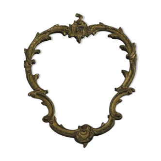 Miroir ancien en bronze /vintage