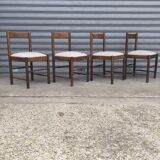 Set of four brutalist chairs 1950