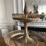 Large wicker display stand