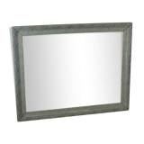 Patinated frame with glass