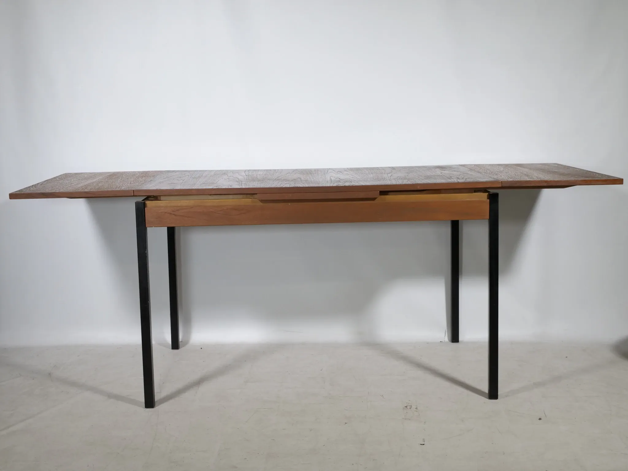 Mid Century Extendable Dining Table in Teak, 1960s