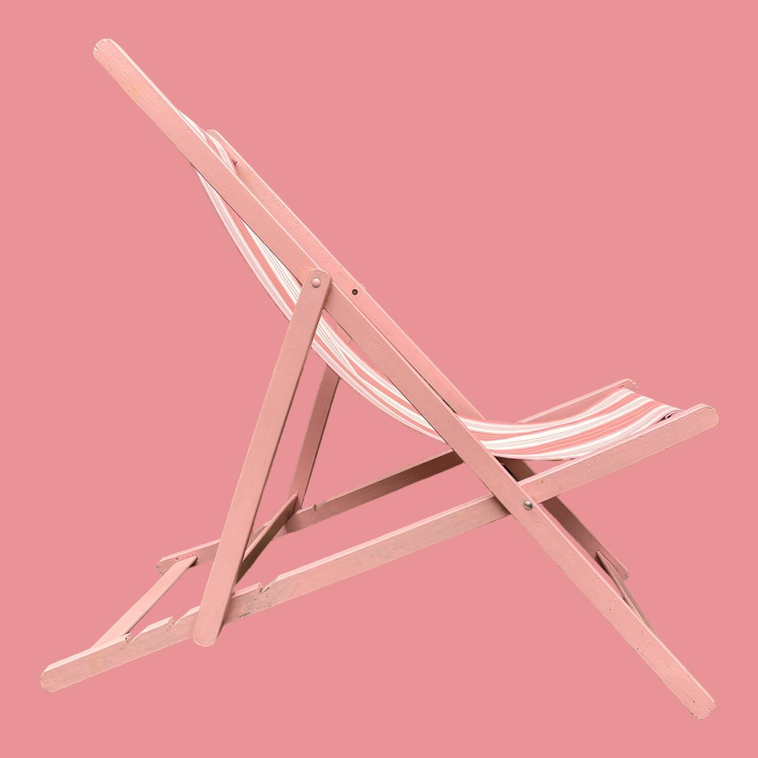 Vintage folding deck chair