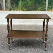 Vintage dessert trolley – Side table / Retro TV unit 1980