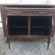 Antique solid wood sideboard with drawers and two doors
