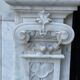 Napoleon III fireplace in Carrara marble