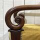 Pair of 19th century mahogany armchairs with crossbars