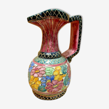 Vase pichet céramique vallauris signé fase, années 60' , vintage