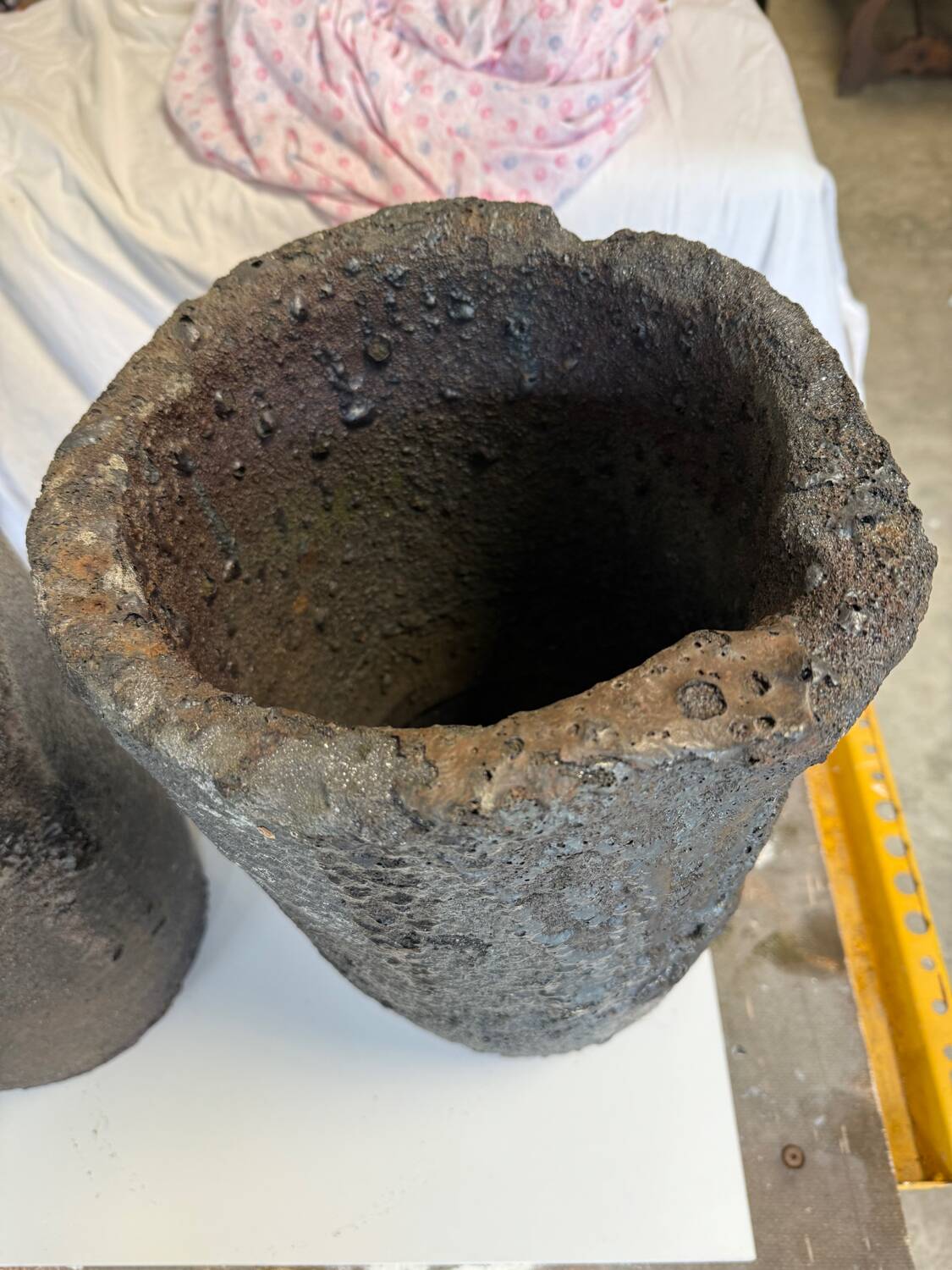 Foundry crucibles industrial decoration