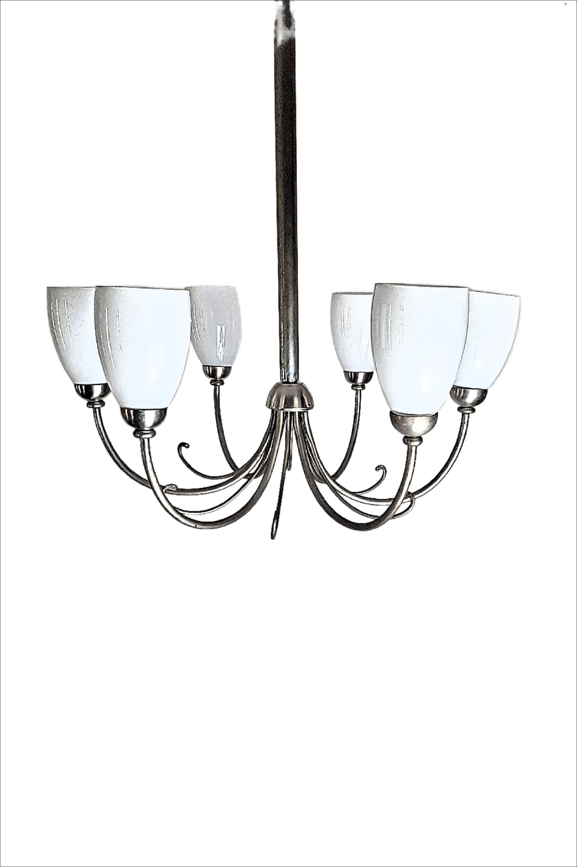 Chandelier mid century modern 6 fire