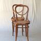 Chaises Thonet n°28 de 1900 cannées " cœur"