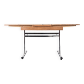 Vintage formica extendable table, with chair