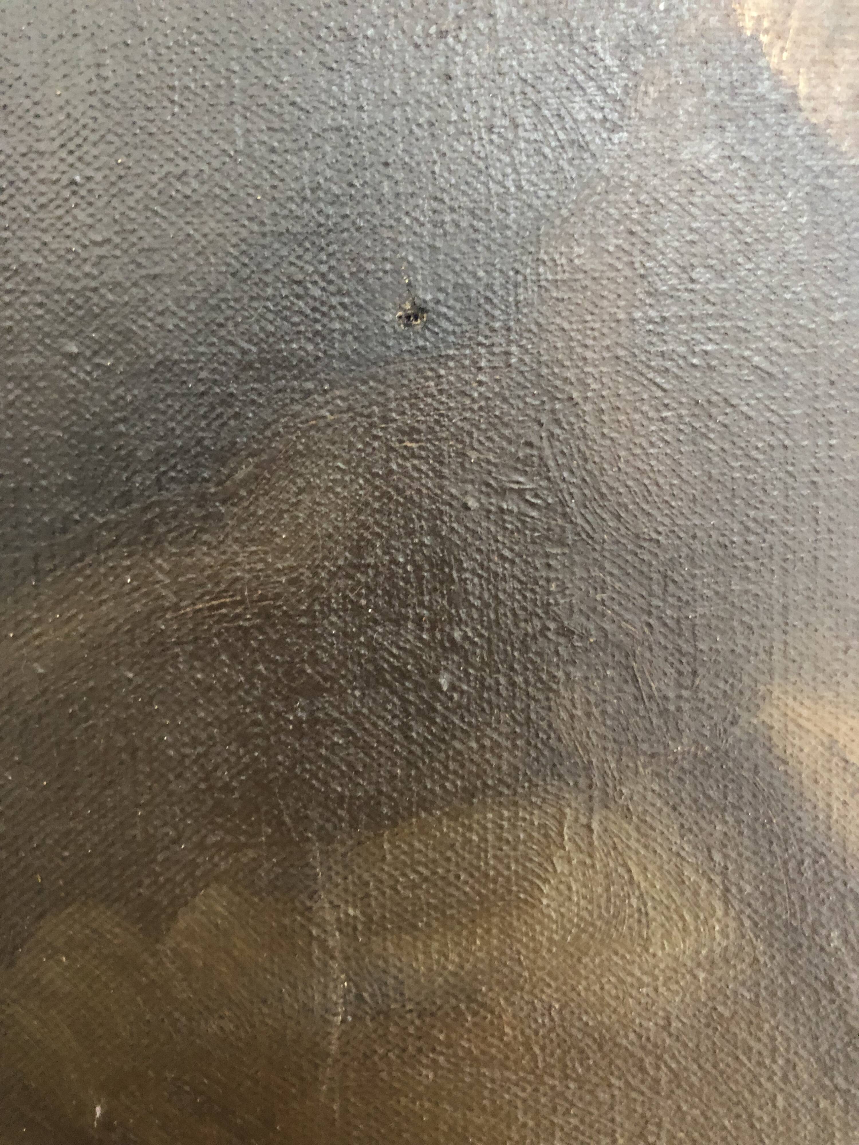 Portrait à l’huile d’homme âgé
