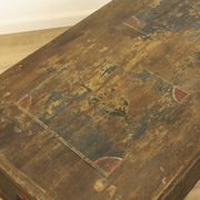 Antique Painted Folk art bridal chest