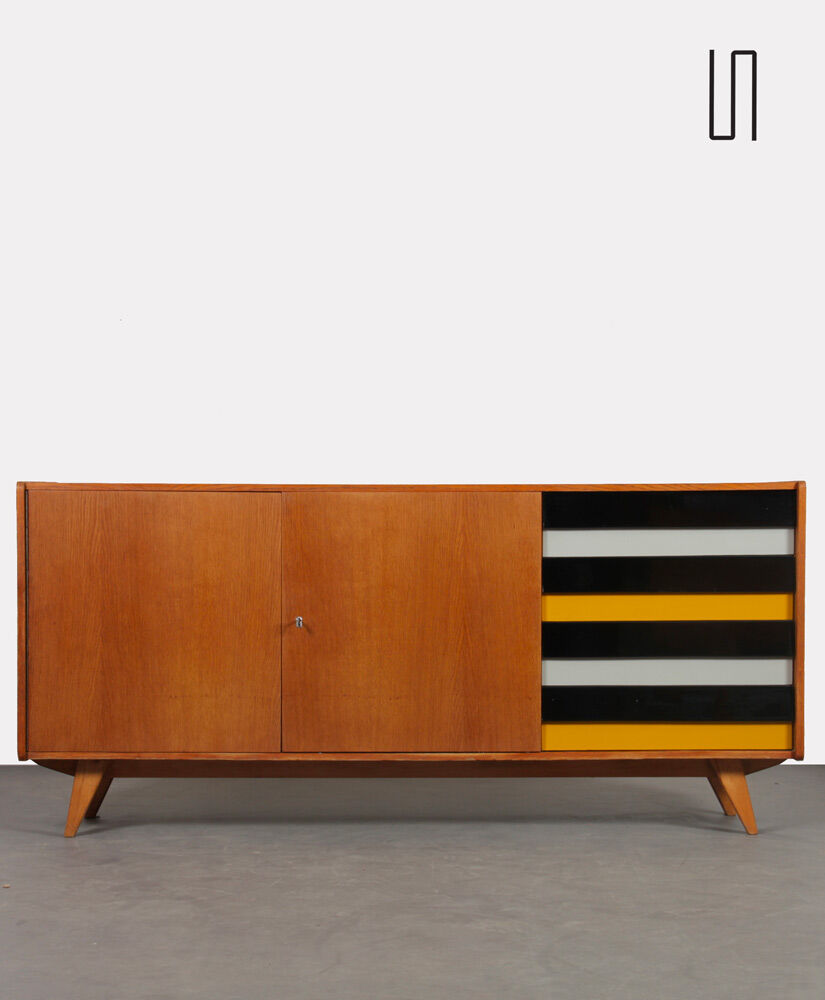 Oak enfilade by Jiri Jiroutek, model U-460, 1960