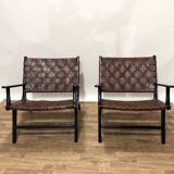 Pair of Hollywood armchairs by Olivier de Schrijver