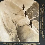 Old photography stereo, stereograph, luxury albumine 1903 Savoy Alps, Switzerland