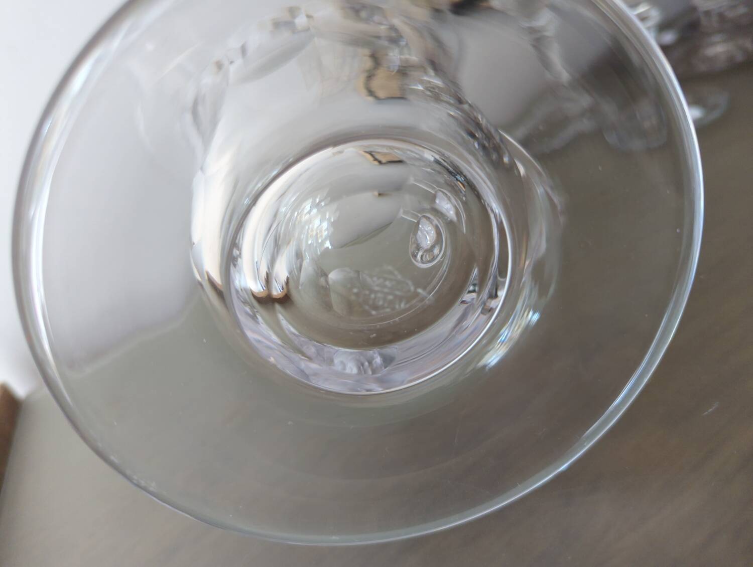 Large Vannes crystal pitcher