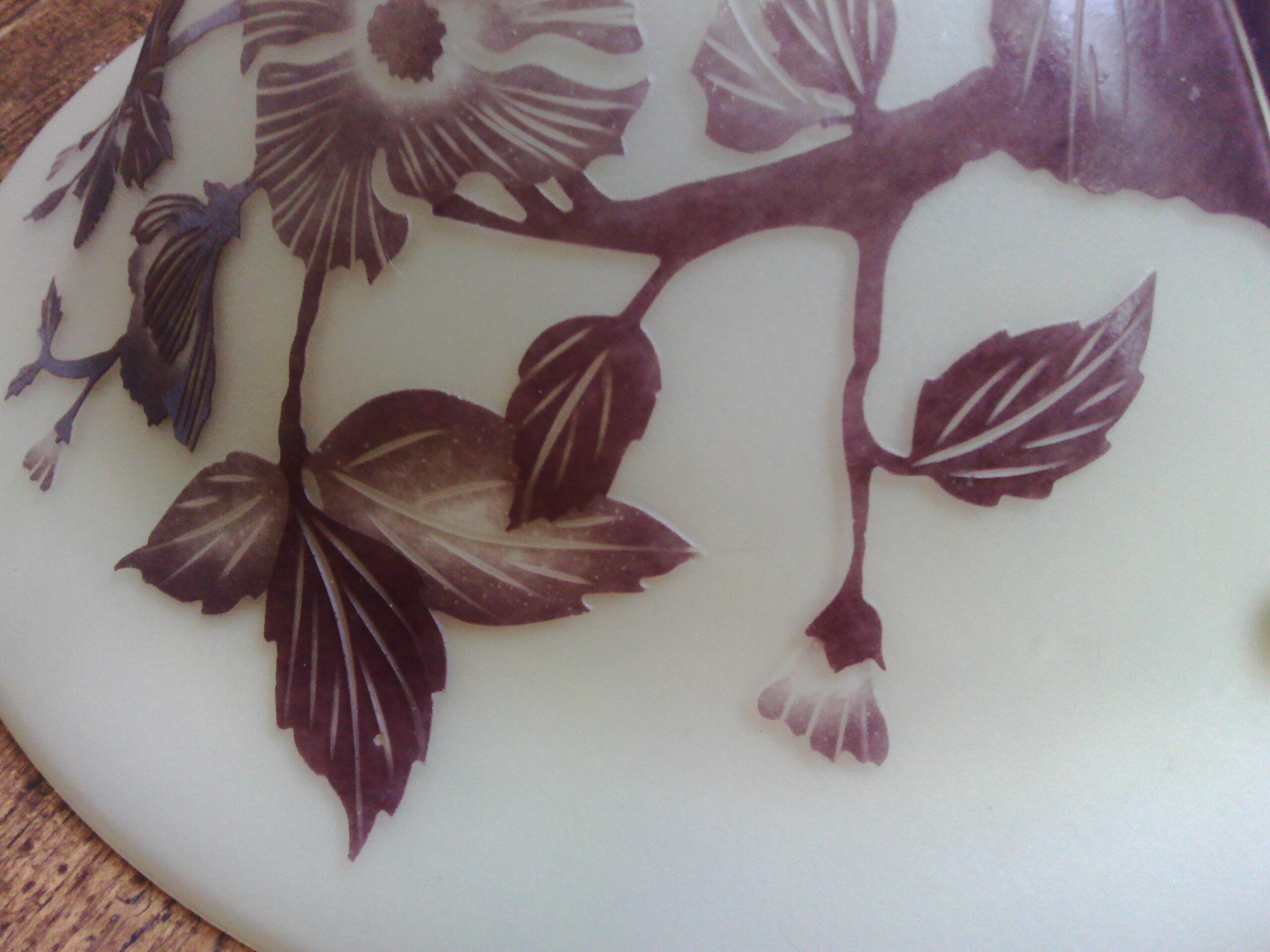 Two Vianne glassware wall light