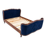 Antique bed, France, circa 1900. After renovation.