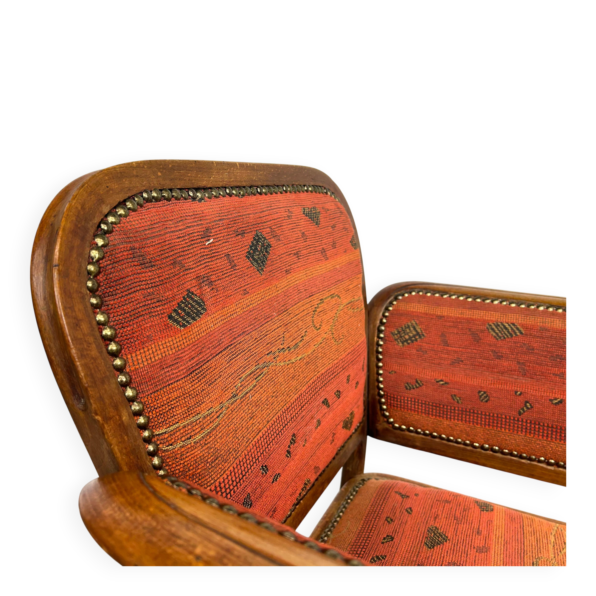 Secession office chair attributed to Marcel Kammerer for Thonet.