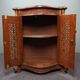 Carved wooden cabinet from the mid-20th century