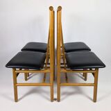 Set of eight Zea chairs by Annig Sarian, 1980