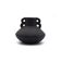Terracotta vase with black handles