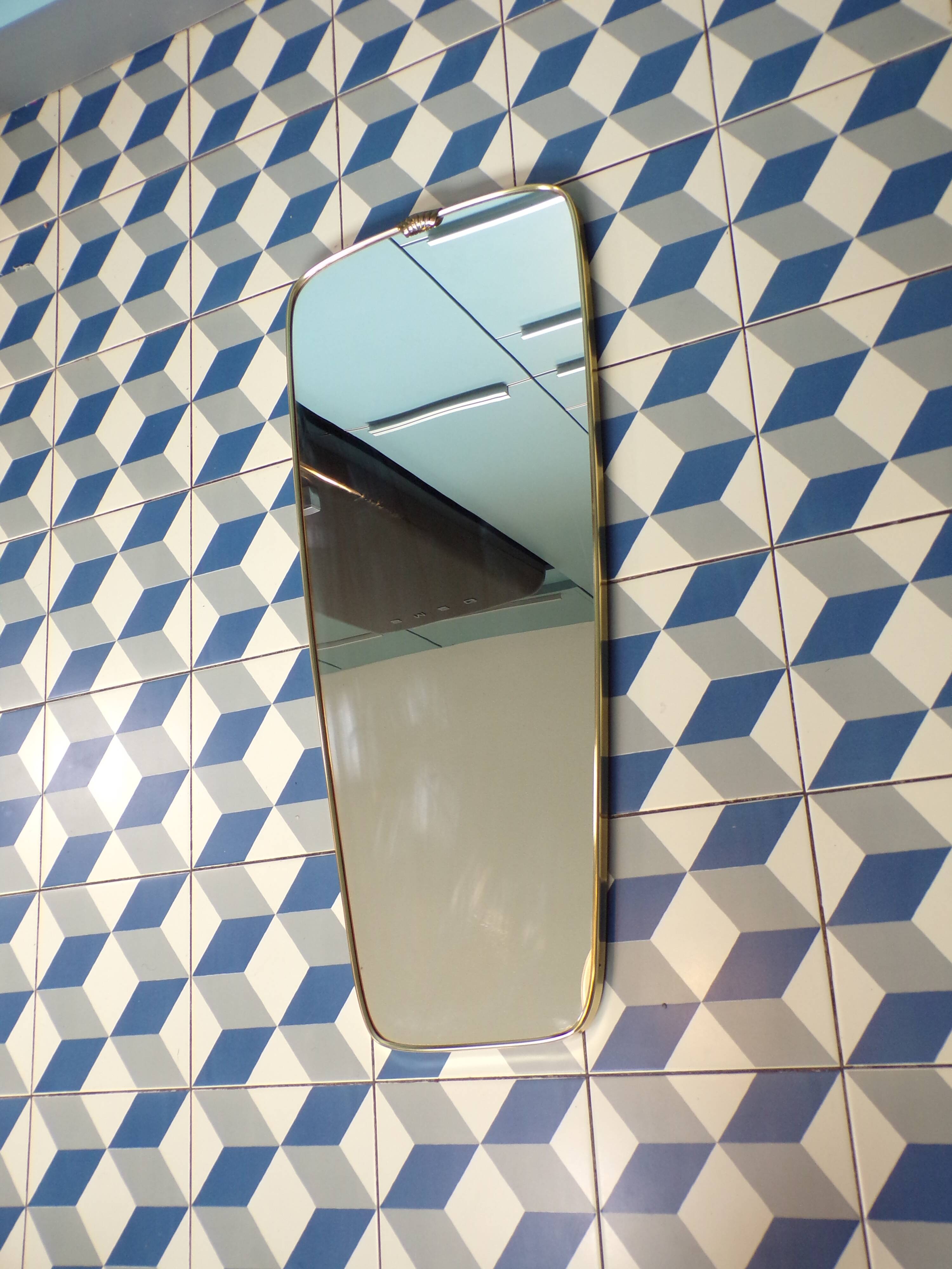 Miroir forme libre 32,5X78cm