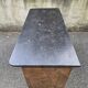 Restoration period commode in walnut burl and black marble – 19th century