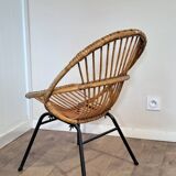 Rattan armchair