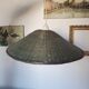 Braided green wicker suspension
