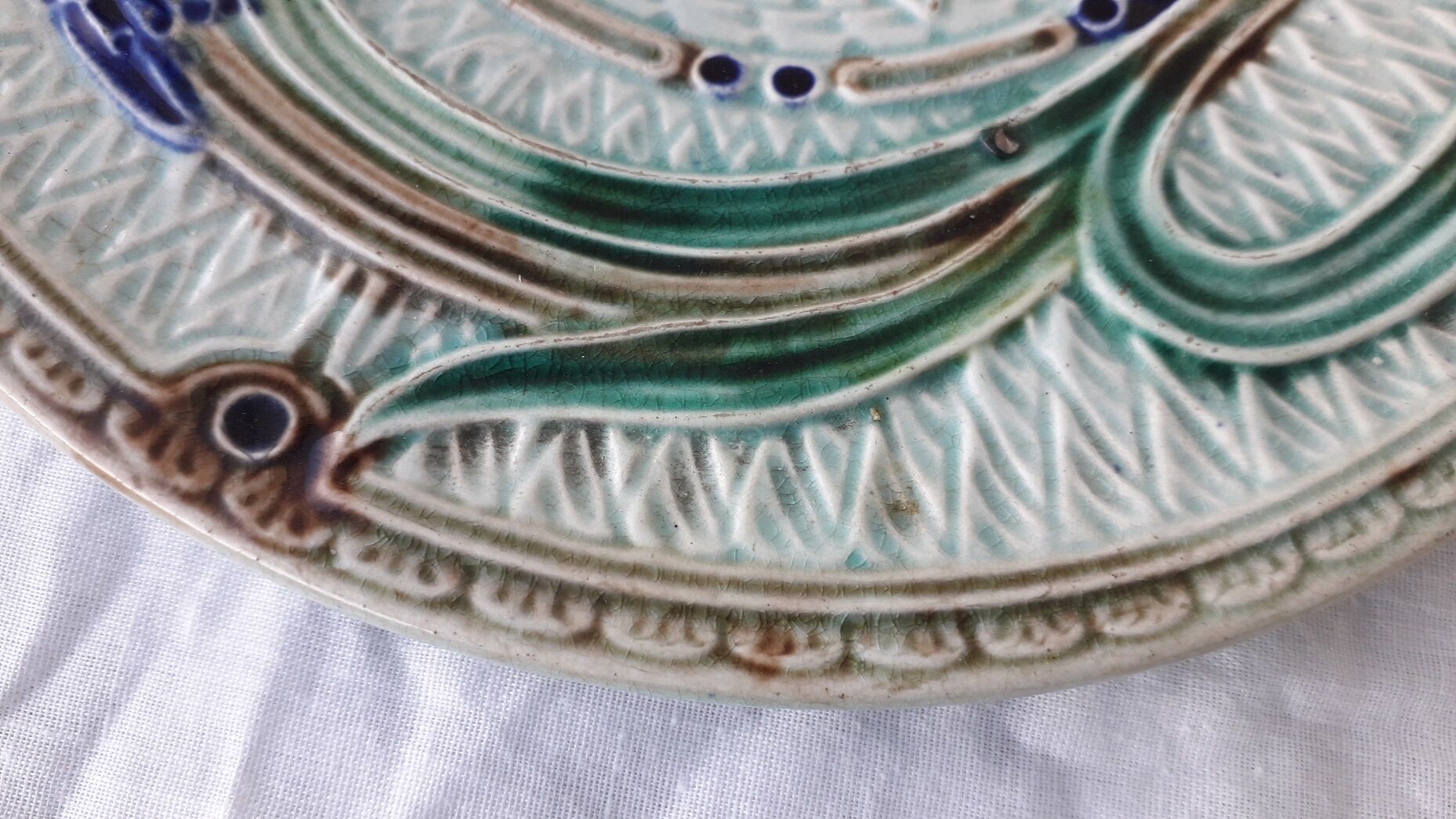 Assiette barbotine