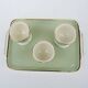 3 antique egg cups on a ceramic tray – Villeroy Boch
