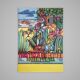 Vintage 1970s Baden Powell Maximalist Bossa Nova Concert Poster