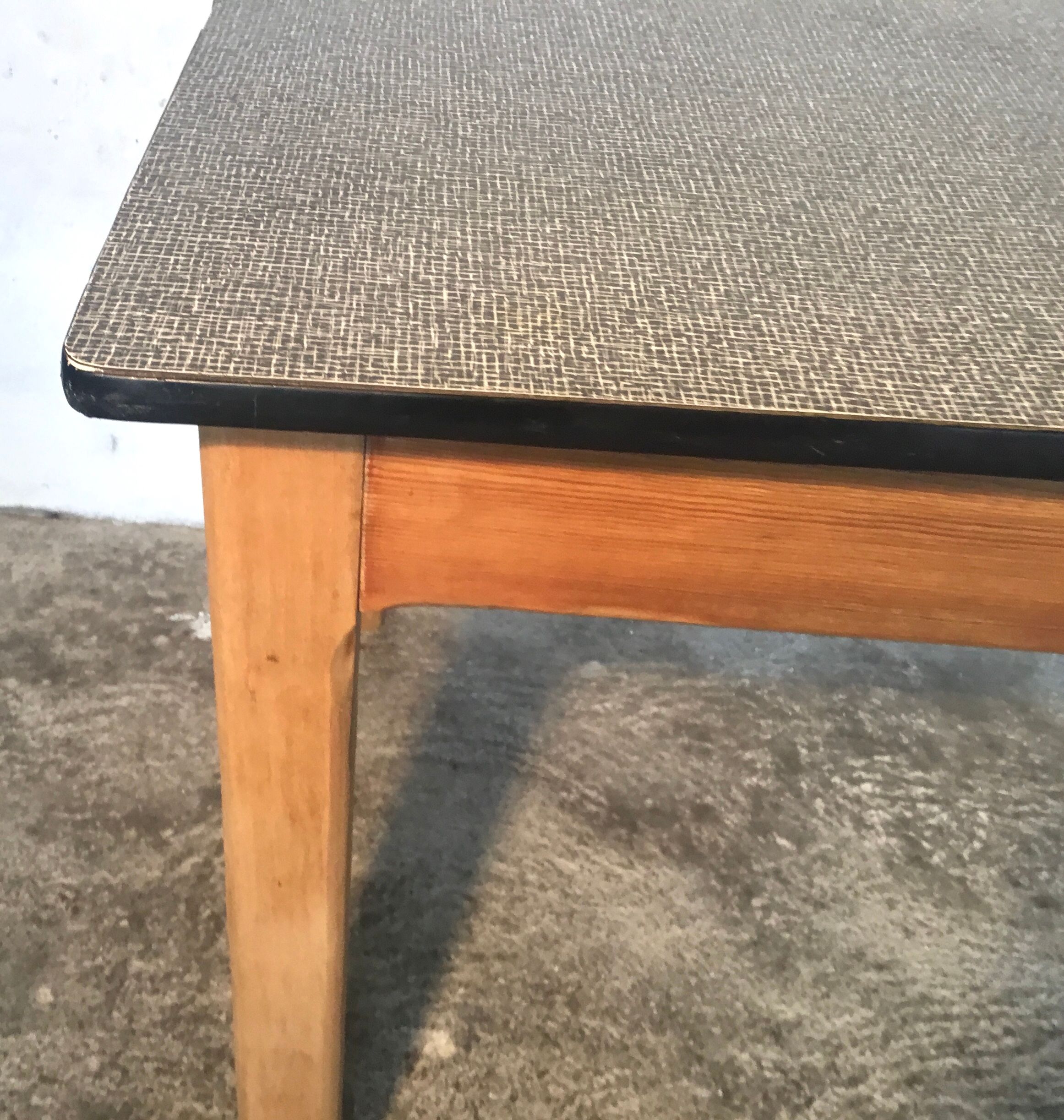 Farmhouse table with formica top 200 cm - 1950
