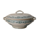 Soup bowl Saint Amand, green pattern - model 4025