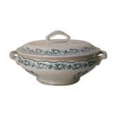 Soup bowl Saint Amand, green pattern - model 4025
