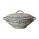 Soup bowl Saint Amand, green pattern - model 4025