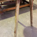 Tabouret fermier type tabouret de traite tripode ancien