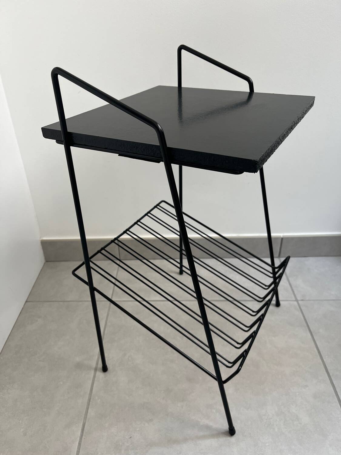 Side table / magazine rack from the 1960s
