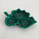Vallauris green leaf slip bowl