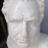 Vitellius plaster bust 60cm th mid 20th century