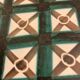 Flat glazed ceramic plate by Robert Picault, Vallauris 1960