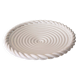 Grand plat spirale Malicorne blanc