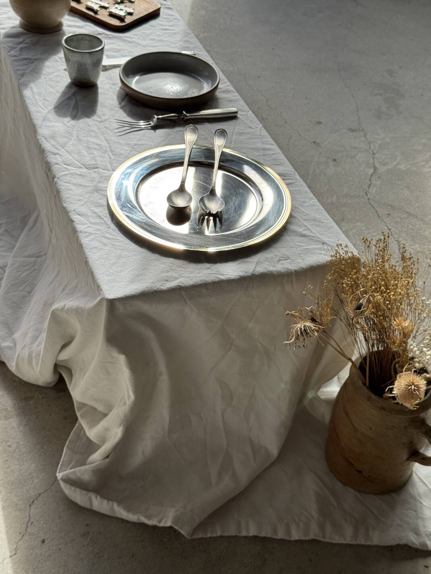 Silver-plated salad cutlery with laurel decoration in the Louis XVI style L27