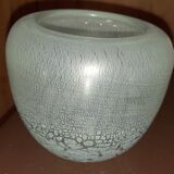 Vase verre dépoli