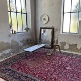50s coffee table in metal and marble