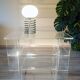 Spiral lamp Ingo Maurer late 60s, glass and chrome