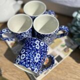 Burleigh Blue Calico Mug